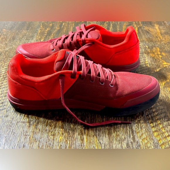 Fox Union Canvas Shoes Men's Size 12.5 Burgundy and Red Cycling Sneakers - Picture 7 of 7